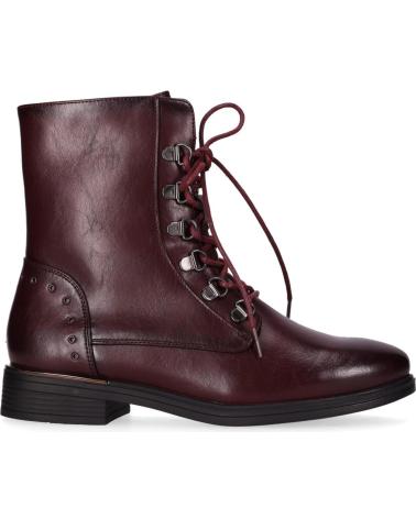 CHIKA10 BLOSSOM 34 MILITÄRSTIEFEL WEINROT MIT SCHNÜRSENKELN VINO-WINE