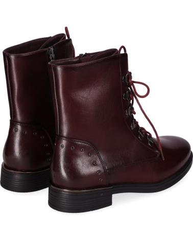 CHIKA10 BLOSSOM 34 MILITÄRSTIEFEL WEINROT MIT SCHNÜRSENKELN VINO-WINE
