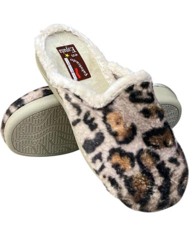CALZADOMANIA ZAPATILLA LEOPARDO CAMEL