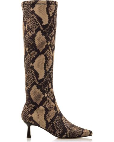 MTNG 59670 SCHLANGENMUSTER BRAUN KITTEN-HEEL MARRóN