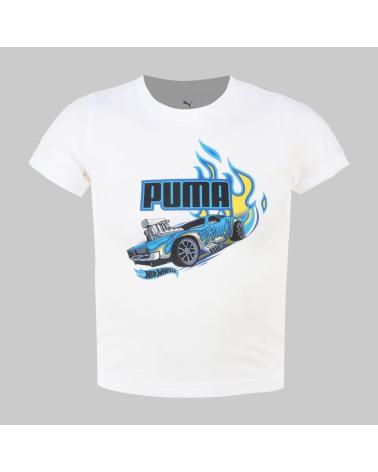 T-SHIRT PUMA BAMBINO HOT WHEELS 630069 ROSSA ROJO