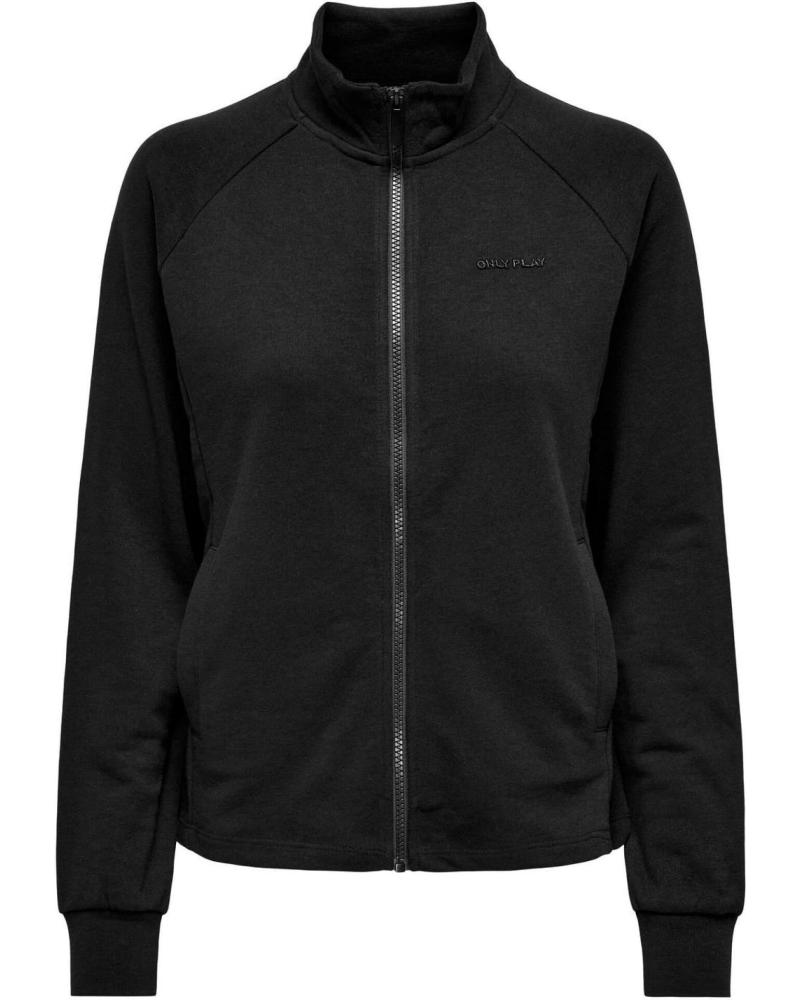 JAQUETA MOLETOM ESPORTIVA ONLY PLAY ONPMELINA 15303953 CINZA GRIS