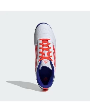CHAUSSURES DE FUTSAL ADIDAS SUPER SALA 2 IG8757 BLANCHES ORANGES BLEUES BLANCO