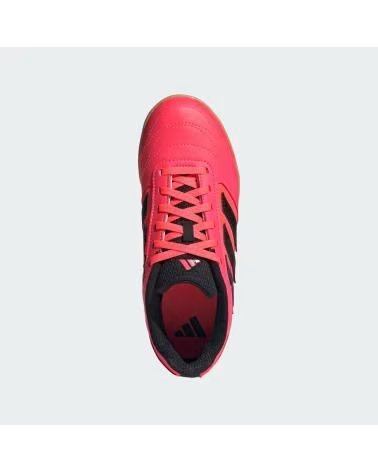 CHAUSSURES DE FUTSAL ADIDAS SUPER SALA 2 J TURBO IG8754 ROUGE/NOIR ROSA