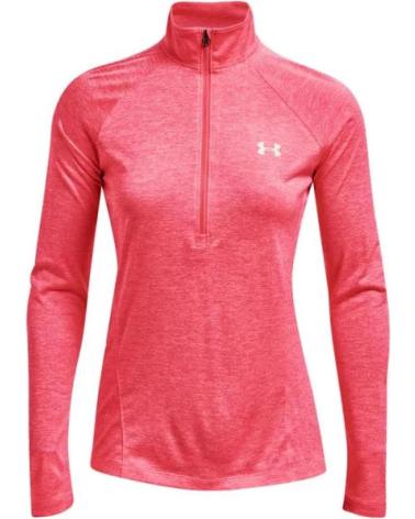 UNDER ARMOUR T-SHIRT DE RUNNING MANCHES LONGUES HALF-ZIP 1320128 ROSE ROSA