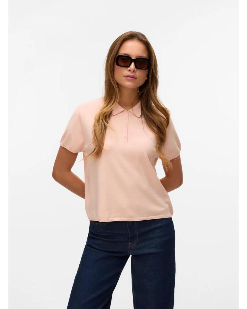 VERO MODA POLO MANGA CORTA 10337197 ROSA ROSA VERO MODA POLO MANGA CORTA 10337197 ROSA ROSA