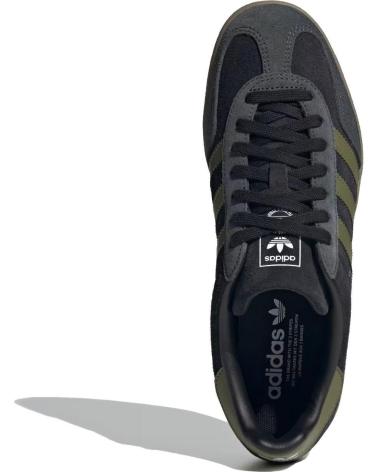 ADIDAS GAZELLE INDOOR JQ8399 CORE FOCUS OLIVE CARBON NERO BLACK