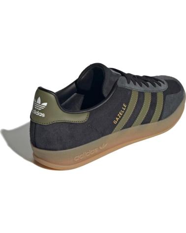 ADIDAS GAZELLE INDOOR JQ8399 CORE FOCUS OLIVE CARBON NERO BLACK