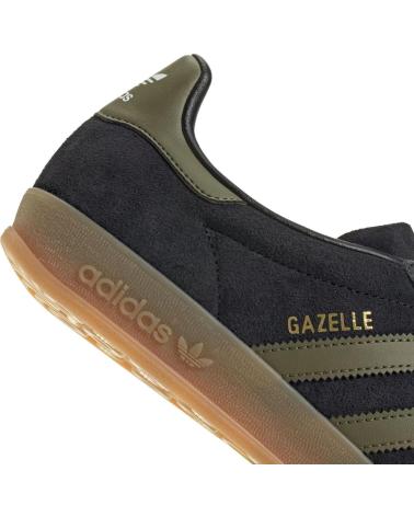 ADIDAS GAZELLE INDOOR JQ8399 CORE FOCUS OLIVE CARBON NERO BLACK