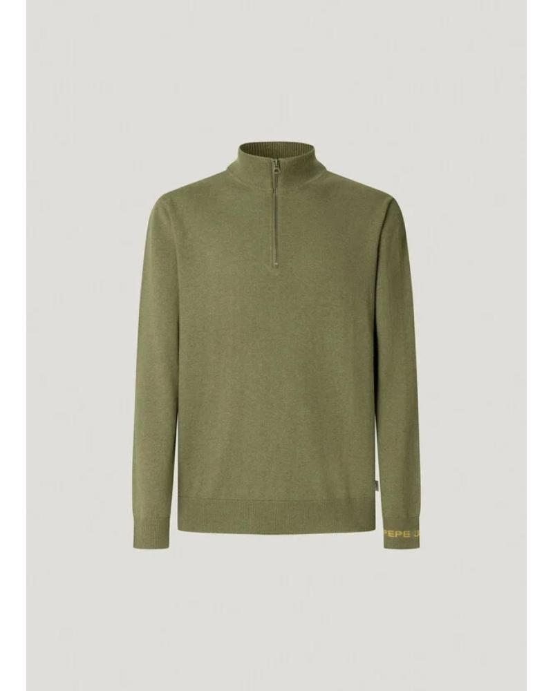 PEPE JEANS CAMISOLA DE GOLA ALTA COM FECHO PM7000012 VERDE VERDE
