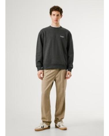 PEPE JEANS FELPA GIROCOLLO CON STAMPA POSTERIORE PM5800031 GRIGIO GRIS
