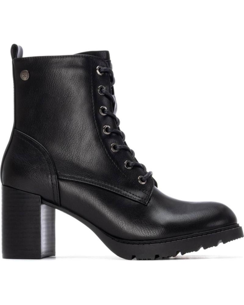 BOTIM XTI 144298 PRETO COM SALTO E ATACADORES NEGRO
