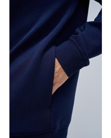 FELPA SALSA BLU CON LOGO RICAMATO - MODELLO 21010283 AZUL