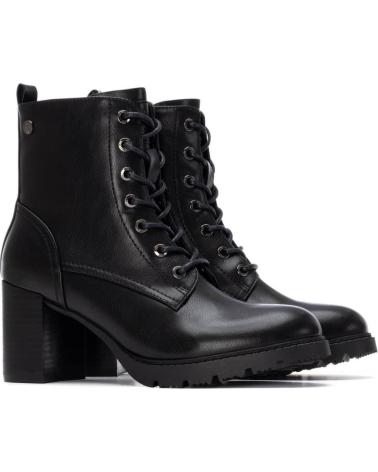BOTIM XTI 144298 PRETO COM SALTO E ATACADORES NEGRO