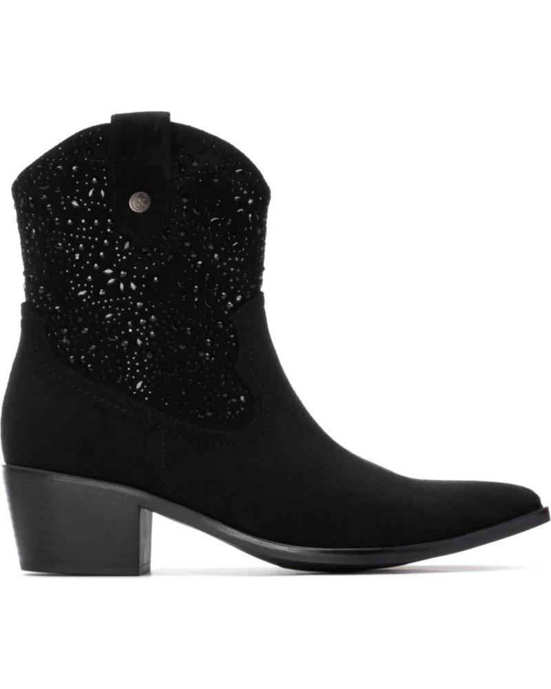 BOTTINE COWBOY XTI 144309 NOIRE AVEC DÉTAILS PAILLETÉS NEGRO