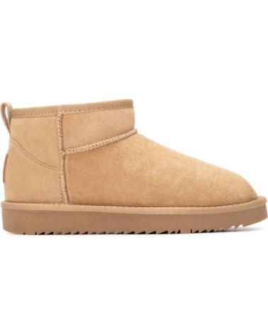 BOTINS PLANOS ANTELINA XTI 144442 BEGE BEIGE