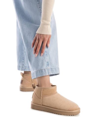 BOTINS PLANOS ANTELINA XTI 144442 BEGE BEIGE