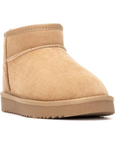 BOTINS PLANOS ANTELINA XTI 144442 BEGE BEIGE