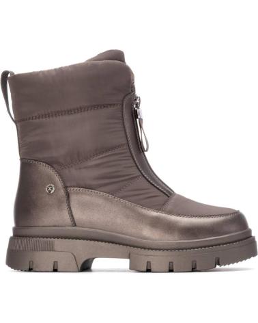 XTI 144449 BRONZE BOOT WITH FRONT ZIP CLOSURE AND TRACK SOLE BRONCE
