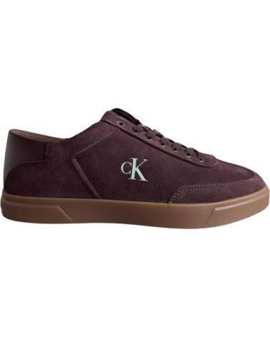 SNEAKERS SLIP-ON CALVIN KLEIN HW02683 MARRONE BORDEAUX VARIOS COLORES
