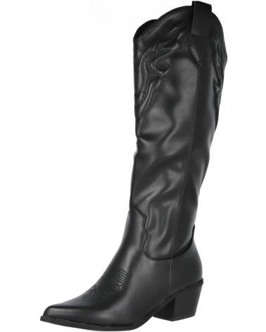 L&R SHOES STIVALI COWBOY 7678A NERO NEGRO