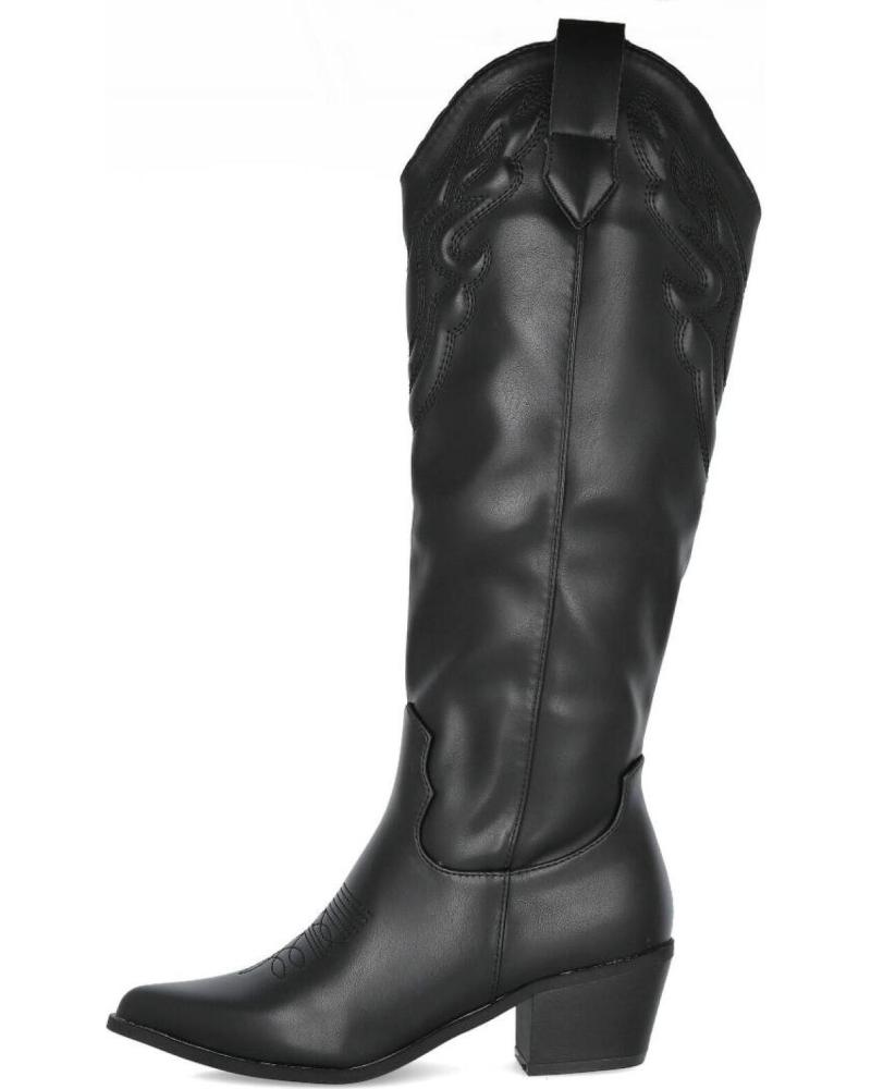 L&R SHOES STIVALI COWBOY 7678A NERO NEGRO