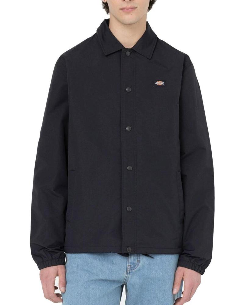DICKIES WINDBREAKER JACKE OAKPORT COACH JACKET SCHWARZ ORIGINAL NEGRO
