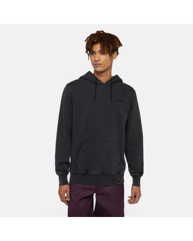 DICKIES FELPA CON CAPPUCCIO PLENTYWOOD HOODIE GRIGIO CARBONE NERO NAN