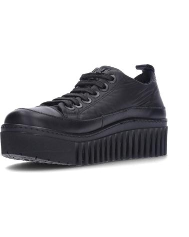 ZAPATILLAS ART BRIGHTON 1518 TOTALBLACK CON PLATAFORMA NEGRO