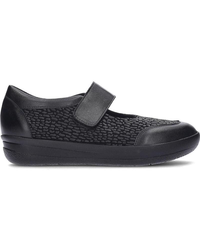 BALLERINE DOCTOR CUTILLAS 50755 NERE CON CHIUSURA AUTOADHERENTE NEGRO