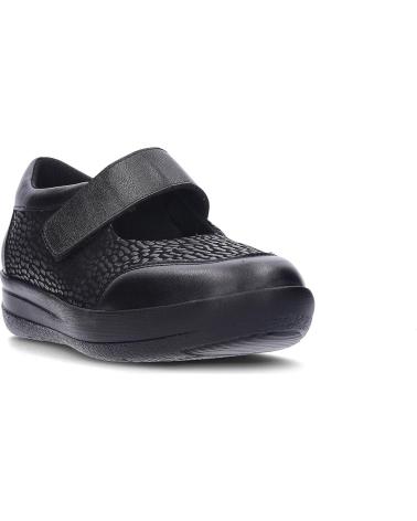 BALLERINE DOCTOR CUTILLAS 50755 NERE CON CHIUSURA AUTOADHERENTE NEGRO
