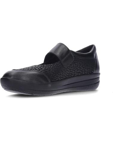 BALLERINE DOCTOR CUTILLAS 50755 NERE CON CHIUSURA AUTOADHERENTE NEGRO