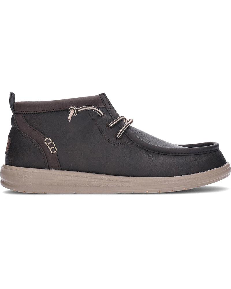 HEY DUDE WALLY MID GRIPR CLASSIC 42051 MOLEBROWN MOLEBROWN