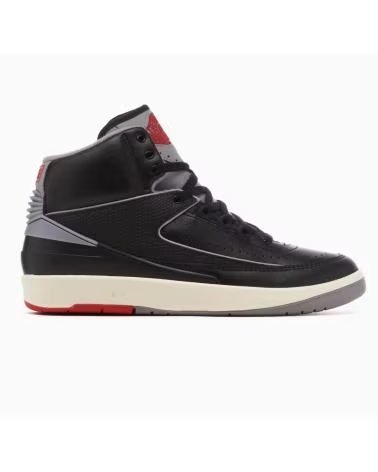 Sportschuhe-De-Hombre-JORDAN-JORDAN AIR 2 RETRO BLACK CEMENT SNEAKER-NEW