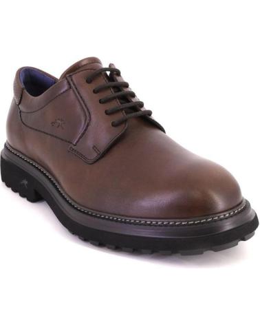 FLUCHOS F2054 BRAUNE LEDER-SCHNÜRSCHUHE CUERO