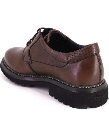 FLUCHOS F2054 BRAUNE LEDER-SCHNÜRSCHUHE CUERO