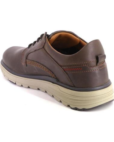 CHAUSSURES CASUAL À LACETS BAERCHI 9350 EN CUIR MARRON MARRON