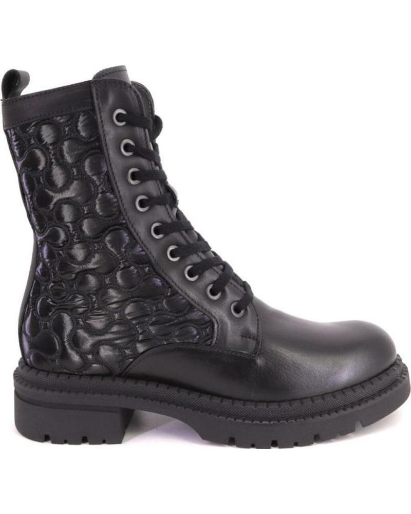 PITILLOS 10802 BOTTES EN CUIR NOIRES À LACETS NEGRO