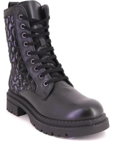 PITILLOS 10802 BOTTES EN CUIR NOIRES À LACETS NEGRO