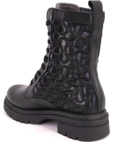 PITILLOS 10802 BOTTES EN CUIR NOIRES À LACETS NEGRO