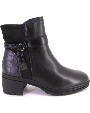TAMARIS 25823 LEDER STIEFELETTEN SCHWARZ NEGRO
