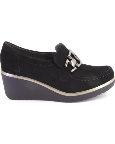PITILLOS 20236 WILDLEDER MOKASSINS SCHWARZ NEGRO