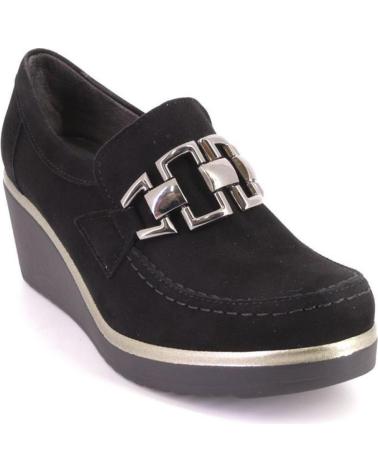 PITILLOS 20236 WILDLEDER MOKASSINS SCHWARZ NEGRO