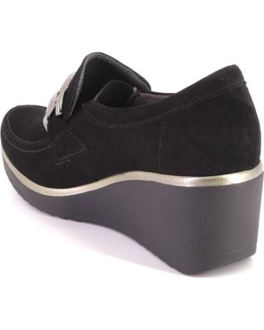 PITILLOS 20236 WILDLEDER MOKASSINS SCHWARZ NEGRO