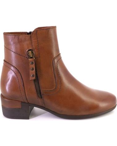 TREINTAS L1312 LEDERSTIEFELETTE BRAUN CUERO