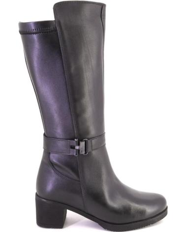 TREINTAS L1304 STIEFEL AUS SCHWARZEM LEDER NEGRO