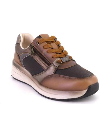 TREINTAS L4472 SAPATILHA CASUAL COURO MARROM CUERO