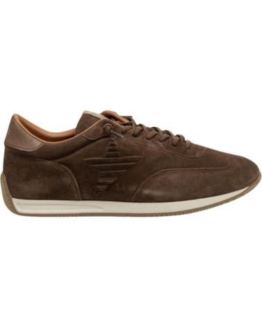 CETTI 1381 BROWN SUEDE SNEAKERS FOR MEN MARRON