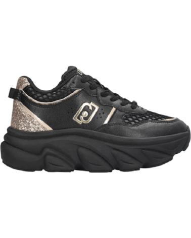 LIU JO TÊNIS STEFFY 01 BF5061PX783 PRETOS PARA MULHER NEGRO
