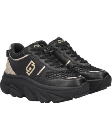 LIU JO TÊNIS STEFFY 01 BF5061PX783 PRETOS PARA MULHER NEGRO